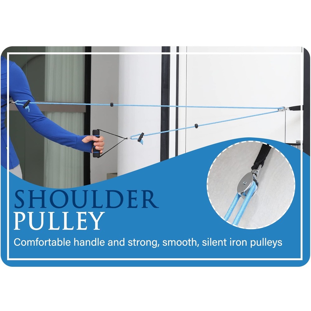 Shoulder Pulley Over The Door Physical Therapy System, Exercise Pulley for Ph...