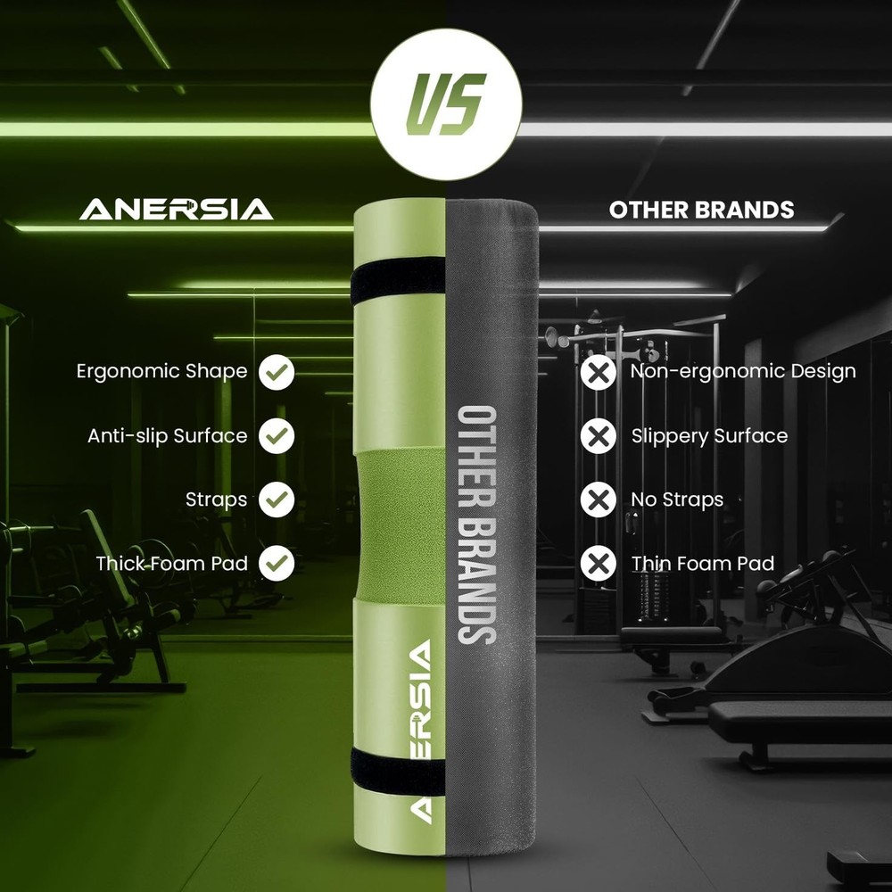 Barbell Pad for Squats & Hip Thrusts – 1.2” Extra-Thick High-Density Foam ?