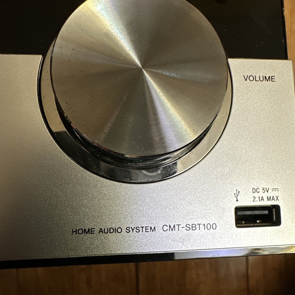 Sony HCD-SBT100 Bluetooth Micro Music System With Speaker & Remote