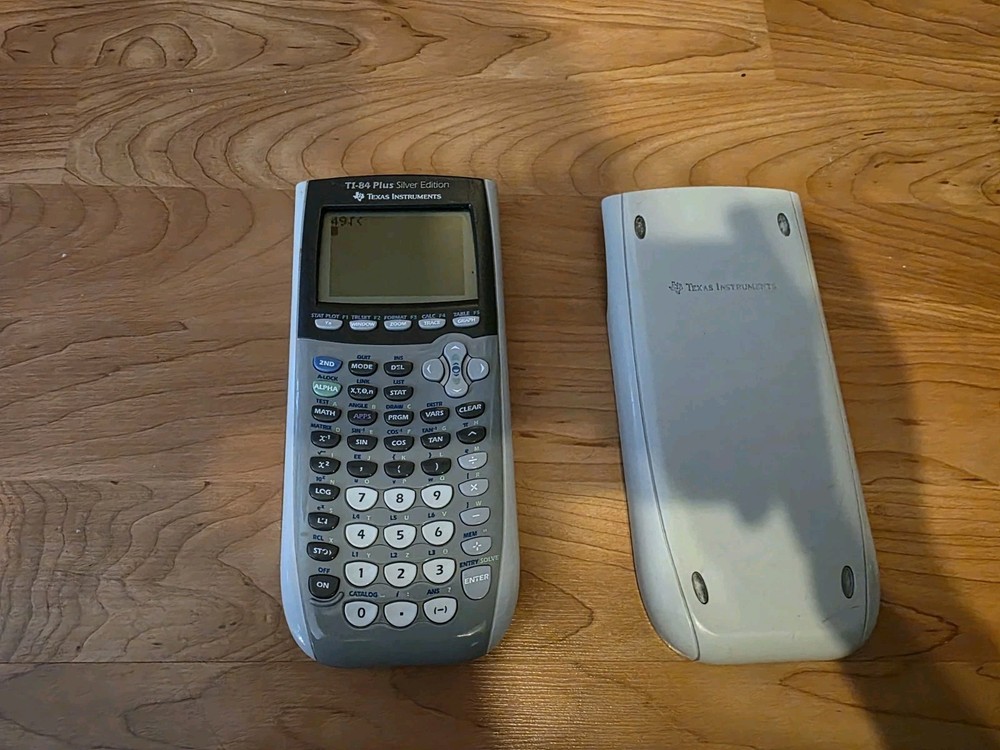 Texas Instruments TI-84 Plus Graphing Calculator Silver Edition Tested/Working