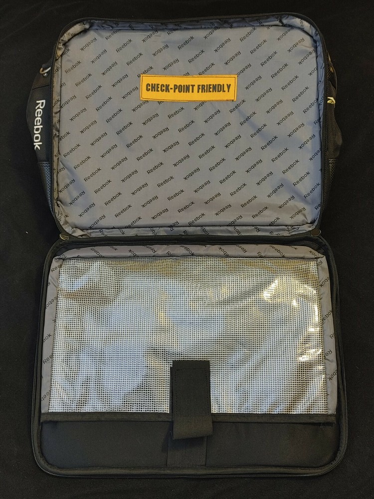 Reebok Black Briefcase Laptop Portfolio