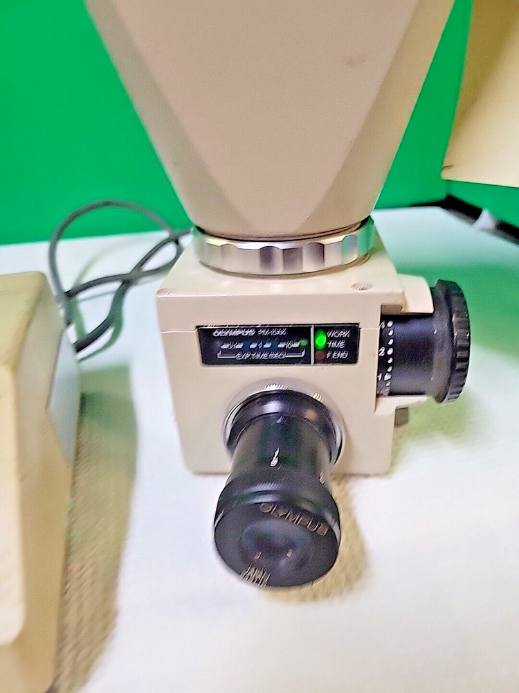 Vintage Olympus PM-10AK Microscope Camera w/ Controller | Exposure System