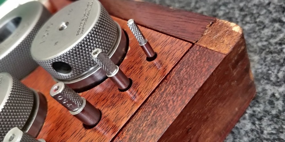 PRATT & WHITNEY Round Plug Gage Block set MASTER SET