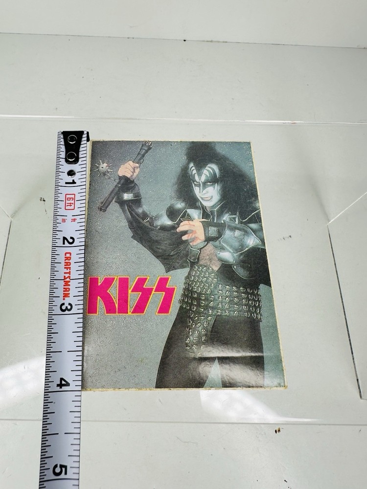 Vintage Gene Simmons Kiss Sticker Rare Rock And Roll
