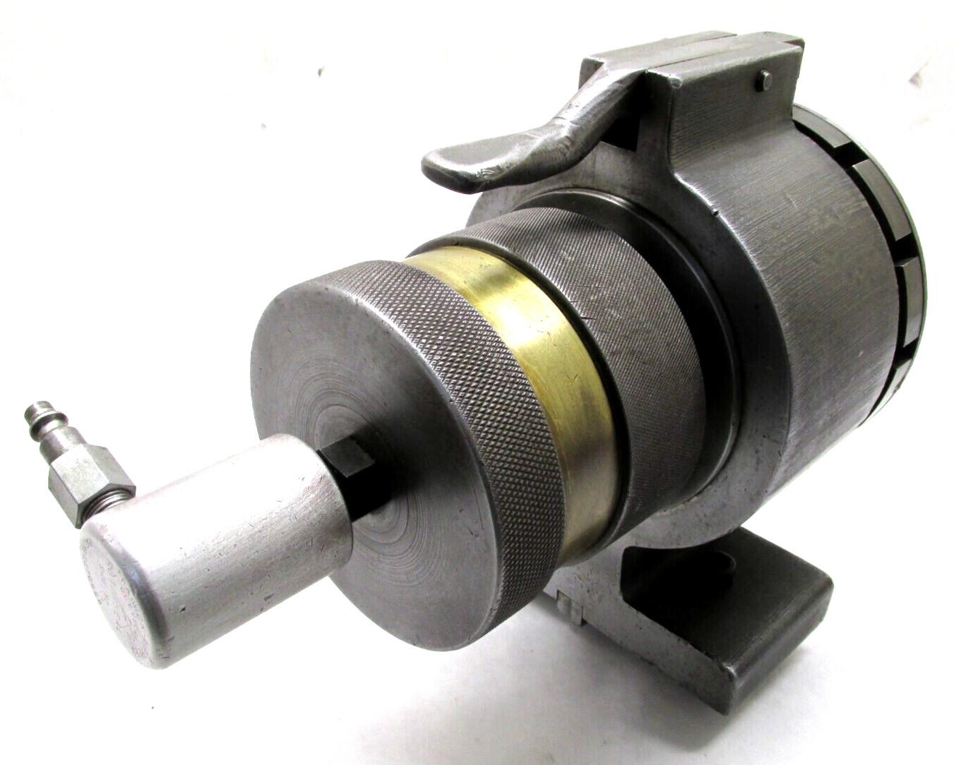 BROWN & SHARPE #22 COLLET PNEUMATIC CLOSER INDEXING FIXTURE w/ 10 COLLETS
