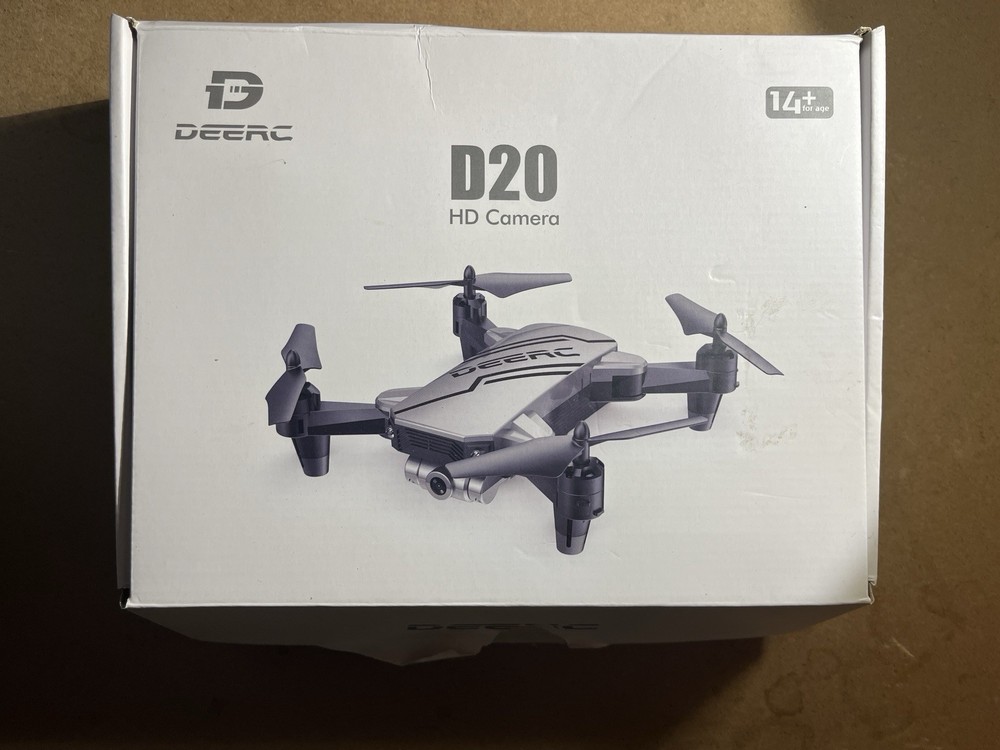 DEERC D20 Mini Drone Silver 720p HD FPV Camera New