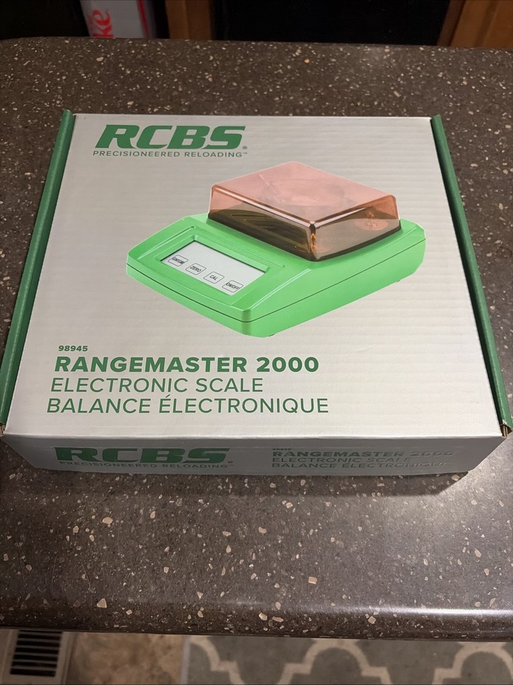 RCBS 98945 RangeMaster 2000 Electronic Reloading Scale 120/240V AC/9V DC