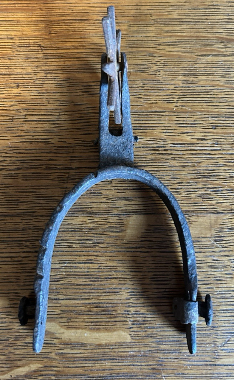 Western Type Spur with 8 Point Rowel