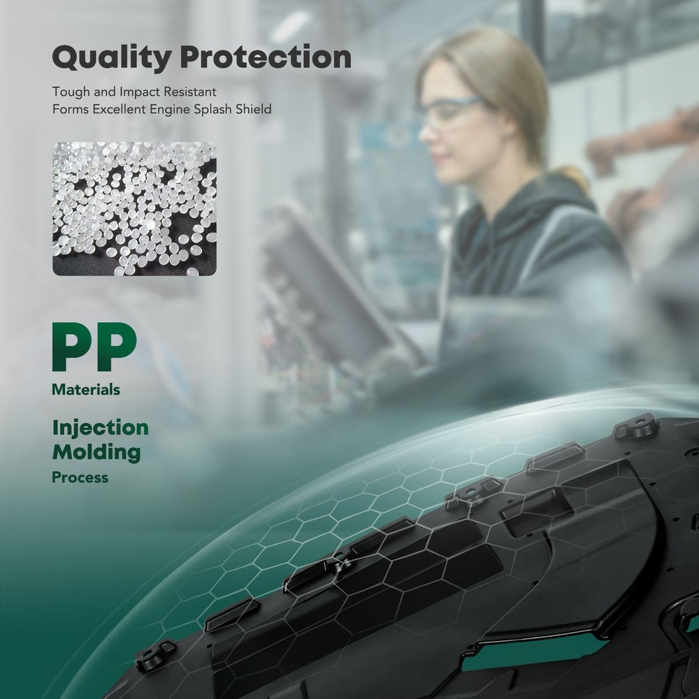 Front Left LH Lower Engine Splash Shield for Mercedes-Benz W213 E300 E350 E400