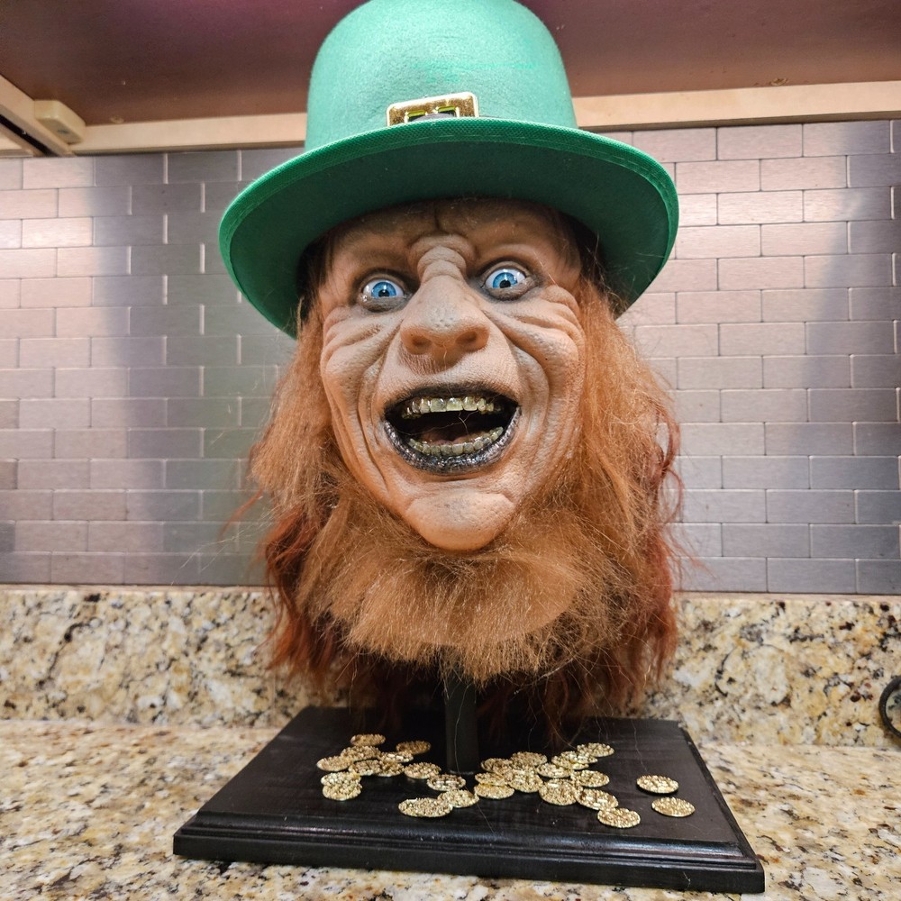 LEPRECHAUN Warwick Davis head bust life sized