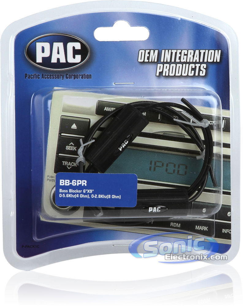 NEW! PAC BB-6PR Pair of Bass Blockers for Tweeters Removes 0-5.6kHz at 4 ohms