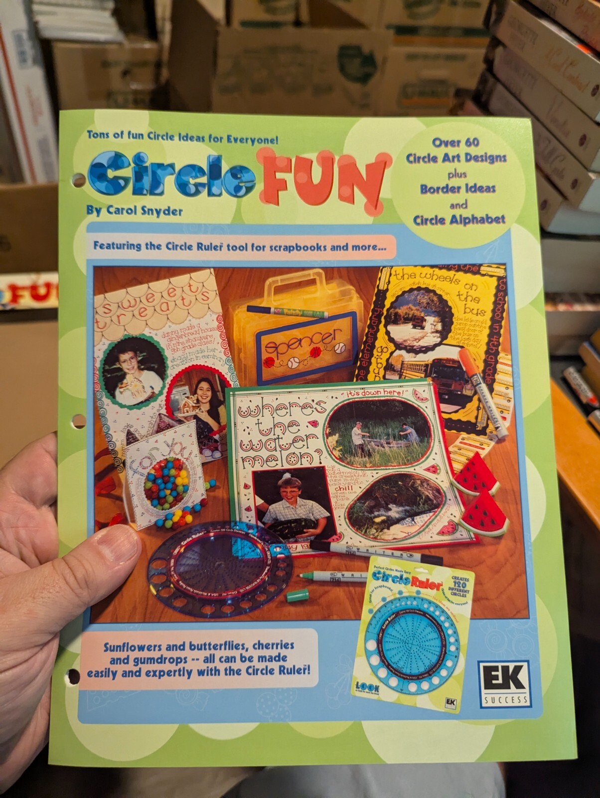 CIRCLE FUN Value Pack Draw and Cut Perfect Circles Arts & Crafts 100% COMPLETE
