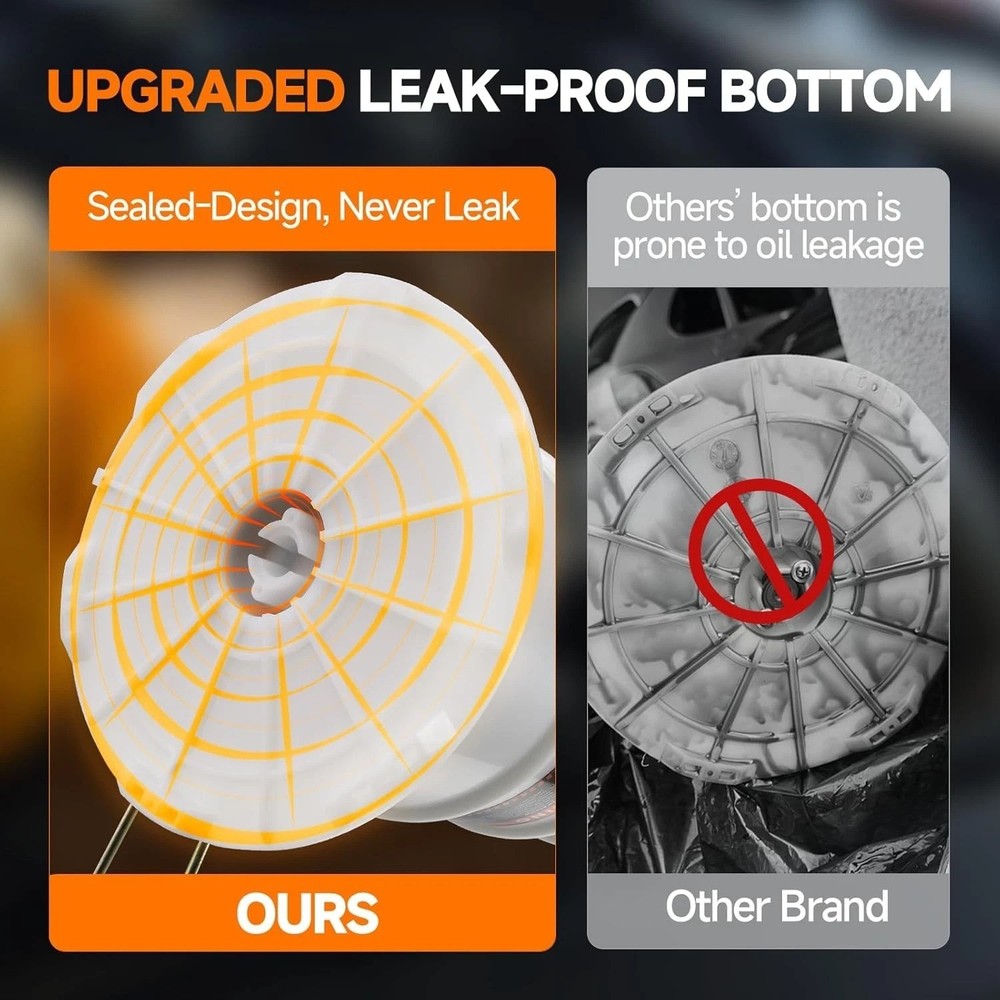 6.5L Pneumatic Oil Extractor with 4 Tubes - Ultimate Solution for Fluid Changes