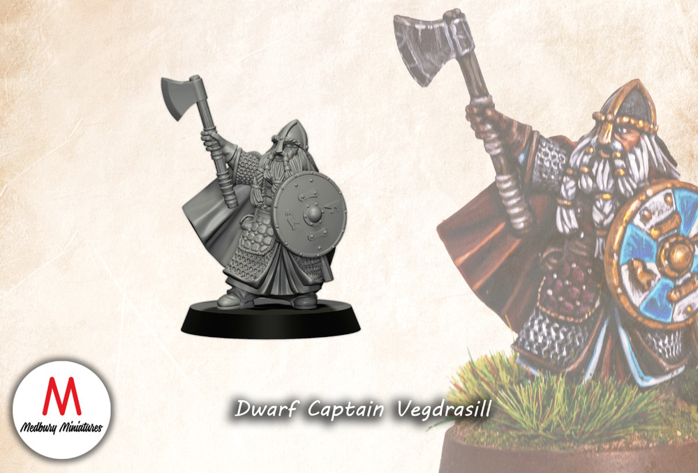 LOTR Vegdrasill, Dwarf Captain