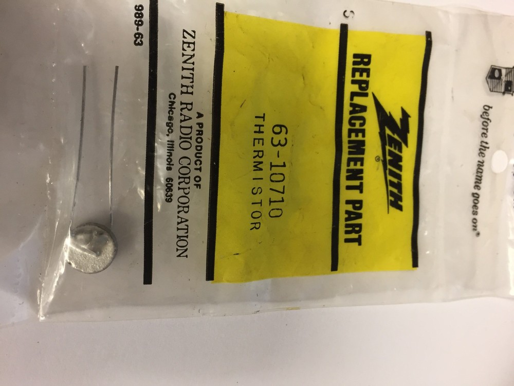 63-10710 ZENITH THERMISTOR NOS
