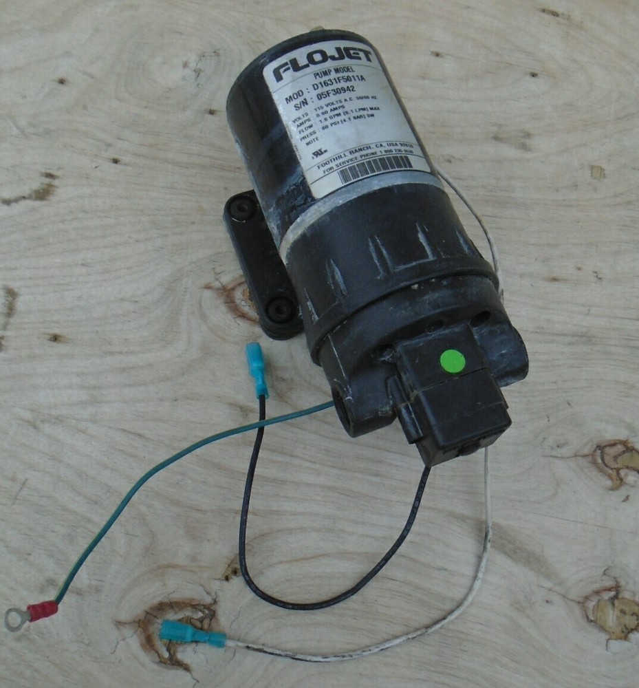 Flojet D1631F5011A Flo jet Duplex II Diaphragm Pump / Thermax Carpet Cleaner