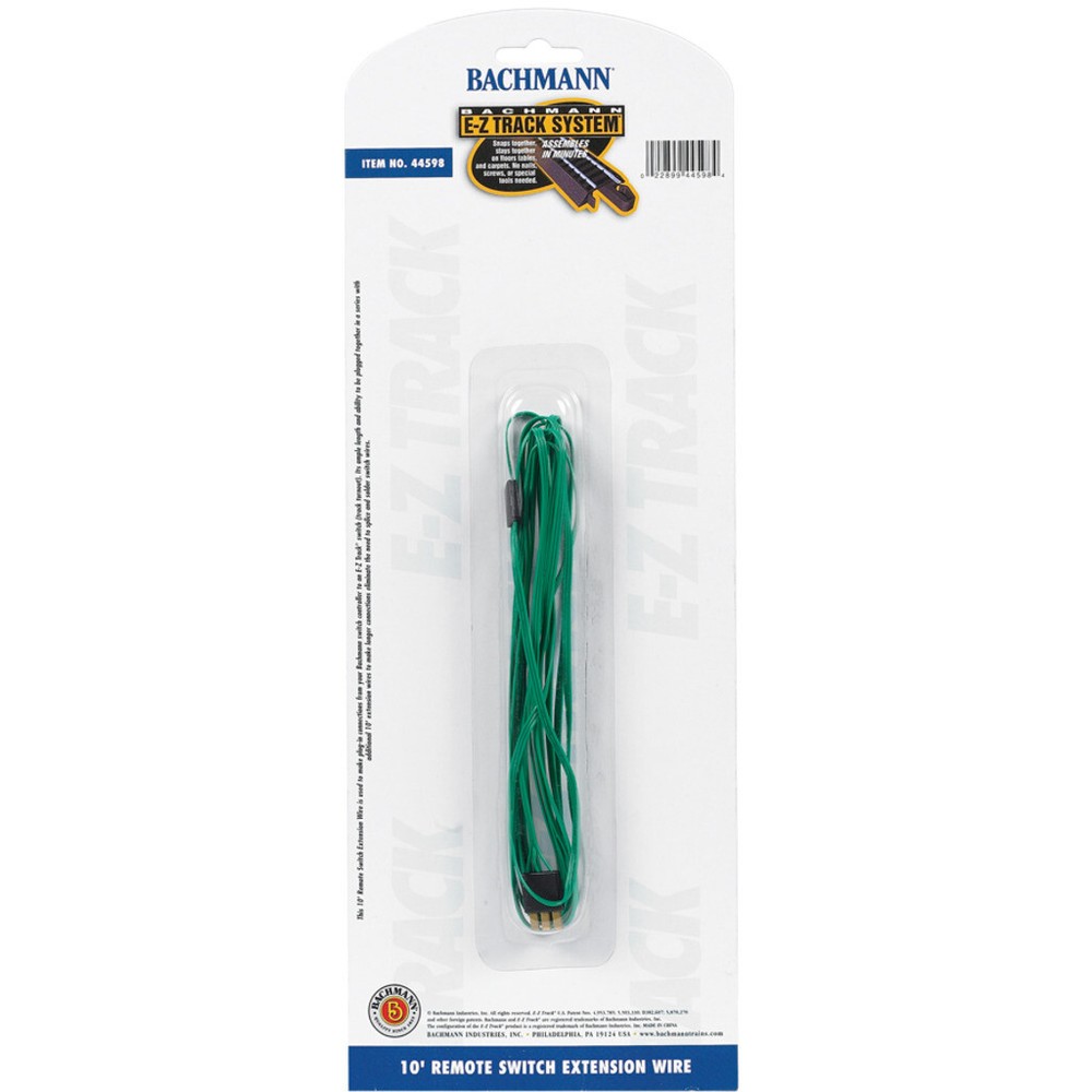 Bachmann 44598 BAC44598 EZ 10 Green Switch Ext Wire