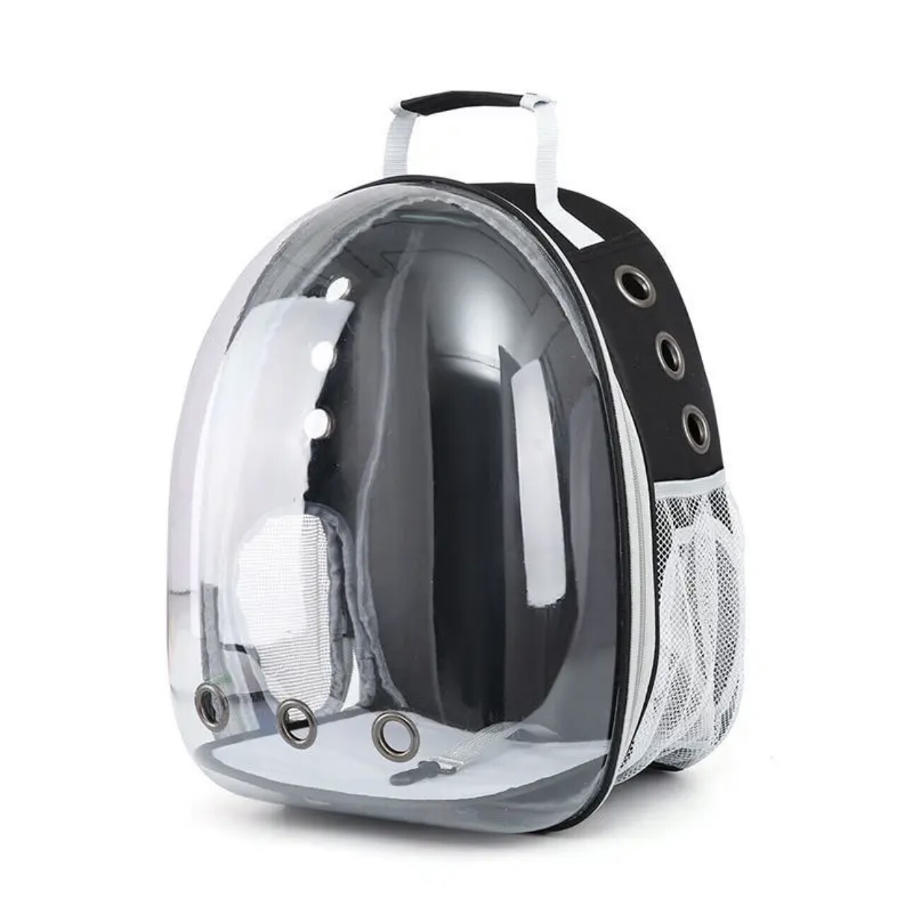 Pet Capsule Carrier Breathable Small Pet Bag Outdoor Transparent Travel 12x15x8