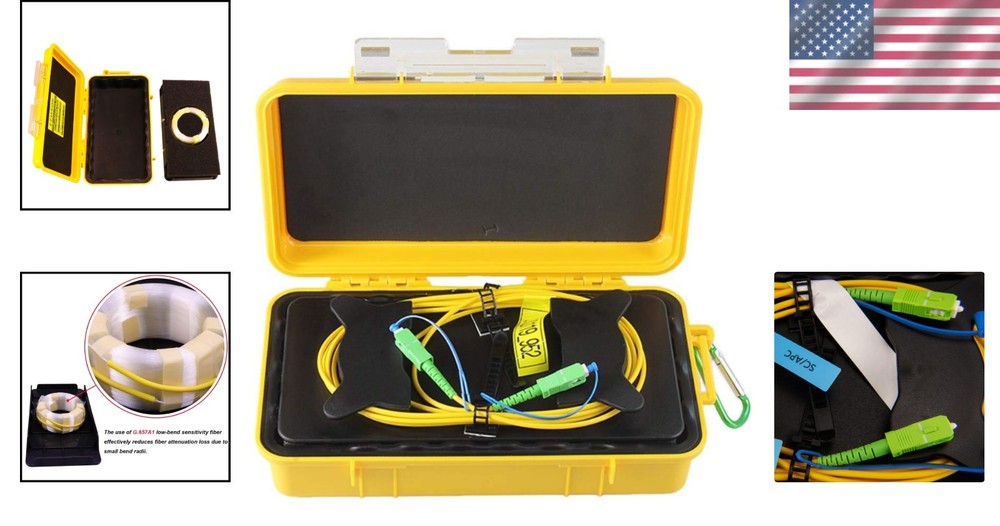 Compact 1000M Single Mode OTDR Launch Cable with Low Loss SCAPC-SCAPC