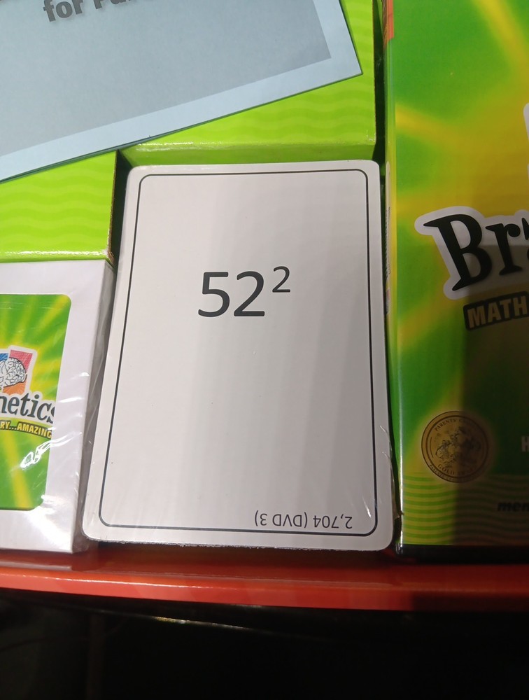 Brainetics Complete Set Homeschool Math & Memory System 2 DVDs Sealed NEW!