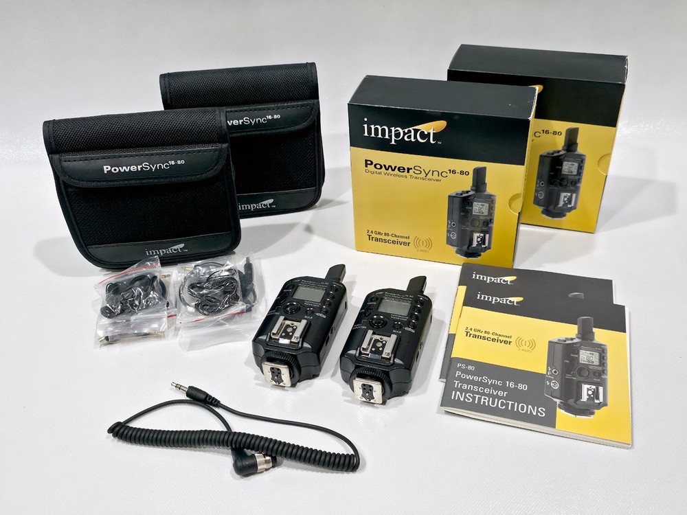 Impact PowerSync 16-80 Channel Transmitter - Set of 2