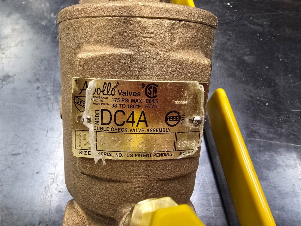 Apollo 1-1/2" Backflow Preventer Double Check DC4A Non Potable (New,Open Box)