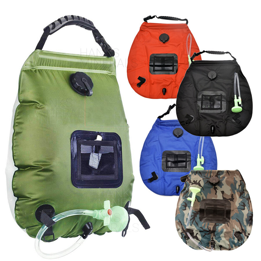 Shower Bag 20L Portable Water Bag Outdoor Camping Solar Heated 5 Gallon