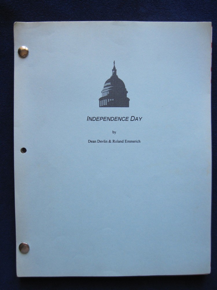 ORIGINAL SCRIPT for INDEPENDENCE DAY by DEAN DEVLIN & ROLAND EMMERICH