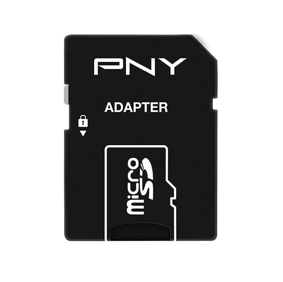 PNY MicroSD to SD Memory Card Adapter with Built-in Write Protection Switch