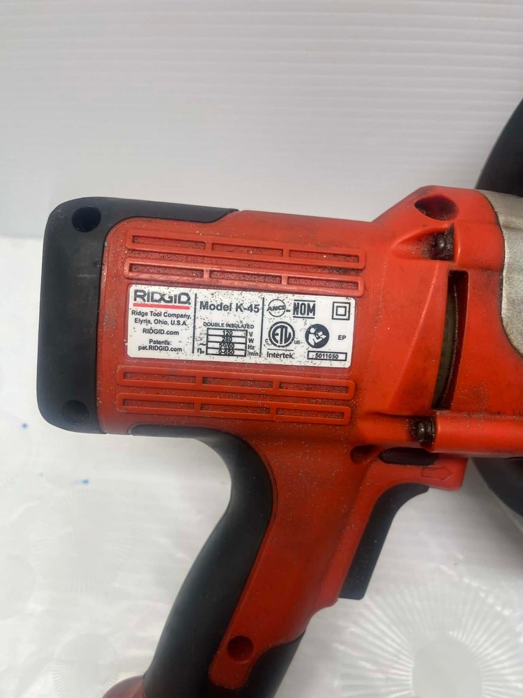 Ridgid K-45 Corded Drain Cleaning Machine, 115V, 50 ft. Cable