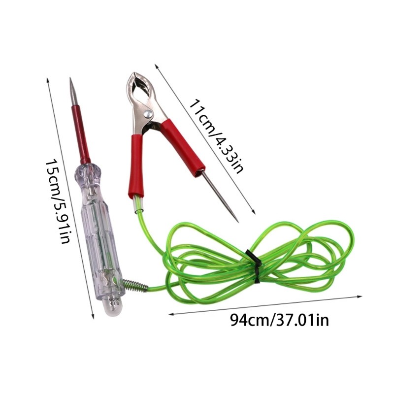 LED Car Test Pencil Spring Wire Vehicle Circuits Low Voltage Tester for Sharp Pr