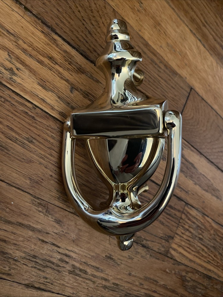 Baldwin Solid Brass Colonial Knocker 6.5” X 3.5”