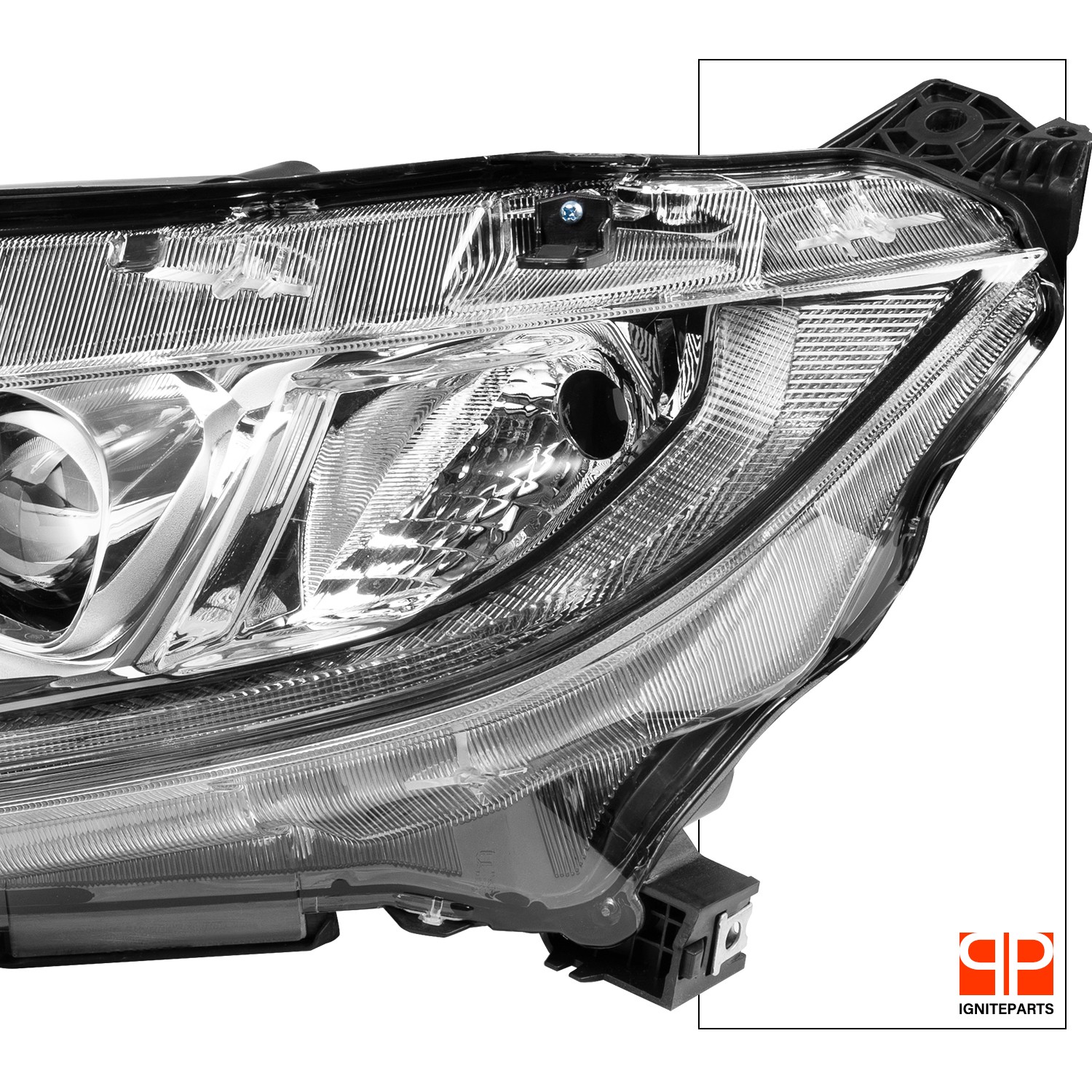 For 2016-2021 Honda Civic Halogen Chrome Clear Headlights Assembly Pair
