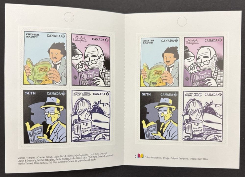 ✒️📮 Canada Post – Chester Brown, Seth, Rabagliati, Tamaki – Édition Limitée 📚