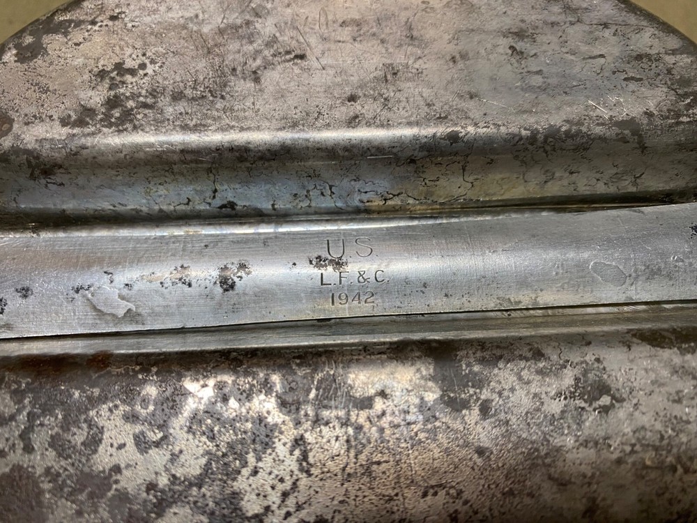 ORIGINAL WWII US ARMY M1942 MESS KIT, EARLY WAR VERSION- DATED 1942