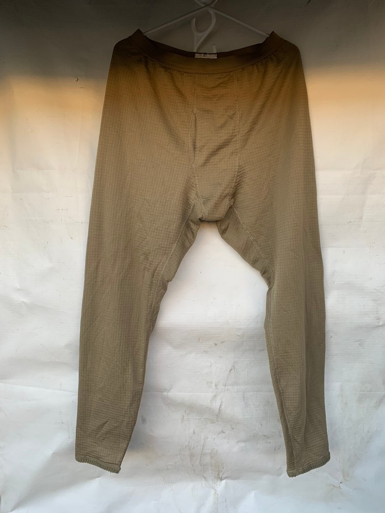 POLARTEC GRIDFLEECE PANTS COLD WEATHER, GENERATION III,TAN, MEDIUM REGULAR.