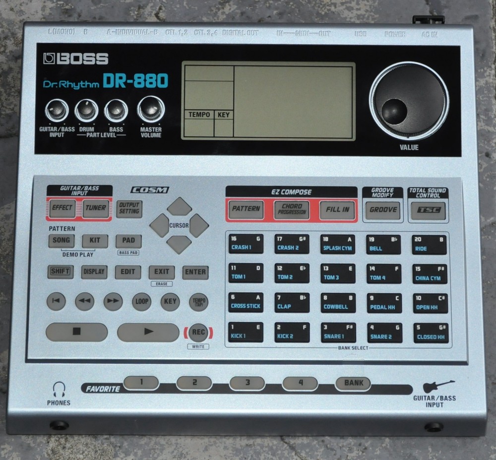 Boss DR-880 Dr. Rhythm Drum Machine Pre-Owned