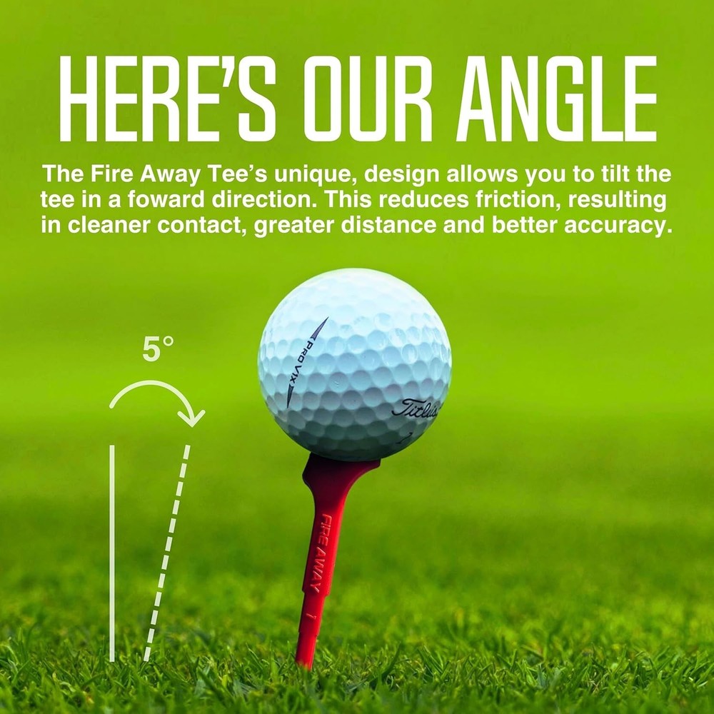 Unbreakable Plastic Golf Tees - Improved Trajectory