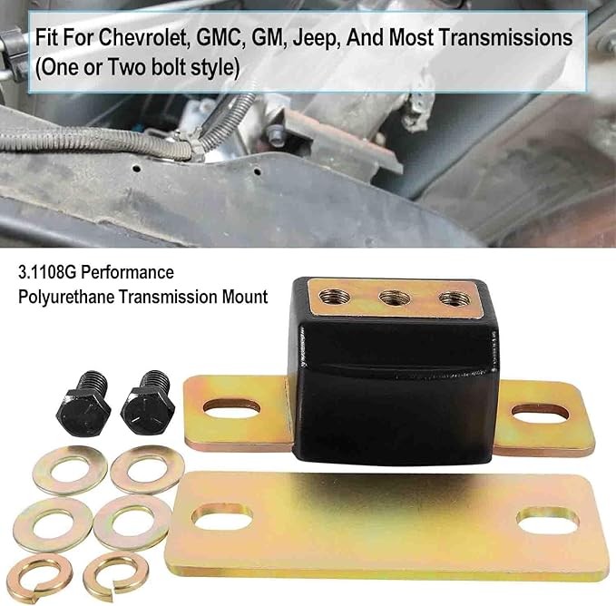 Polyurethane Transmission Mount Set GM