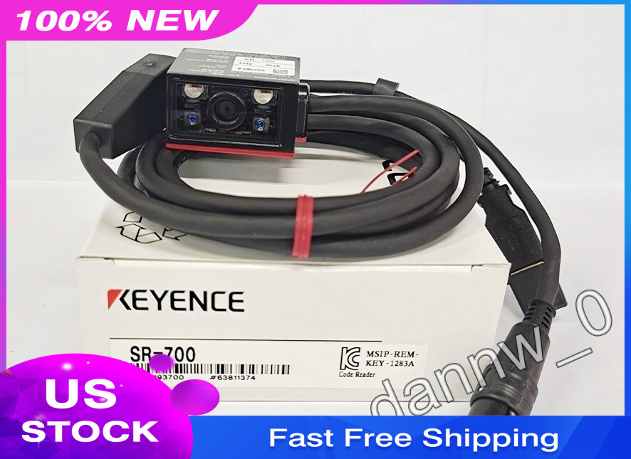 New In Box KEYENCE SR-700 Barcode Reader Scanner Free fast shipping