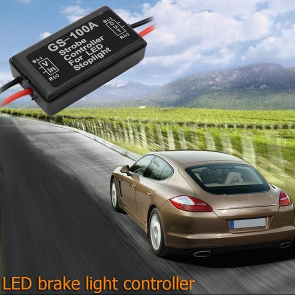 Universal third Brake light Pulsing Strobe Stop Light Flashing Module Controller