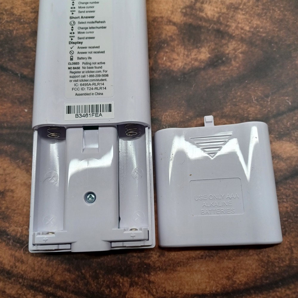 iClicker 2 Student Classroom Response RLR14 Remote Control (Remote Only) TESTED