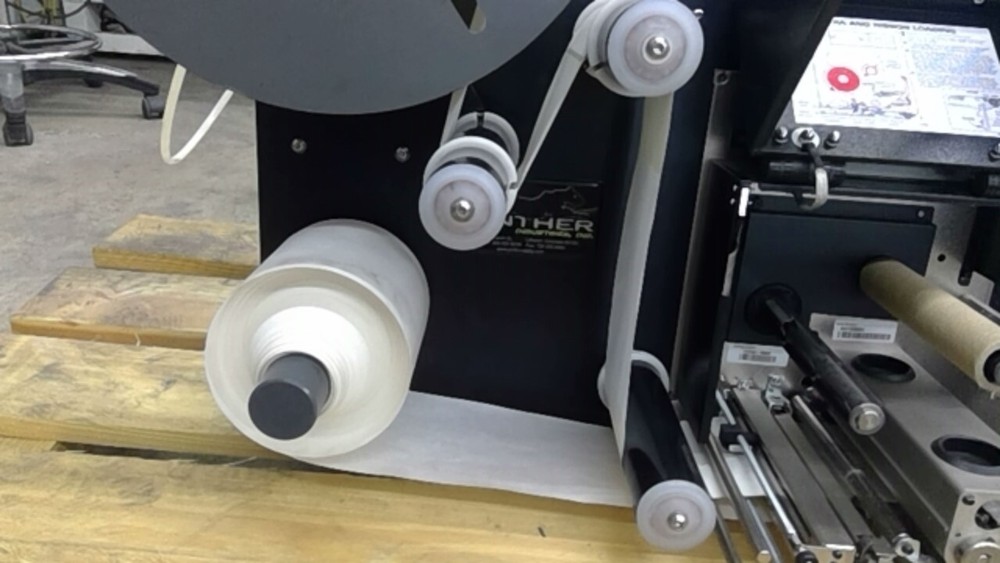Panther 2000 Print And Apply E-Tamp Blow Label Applicator Zebra