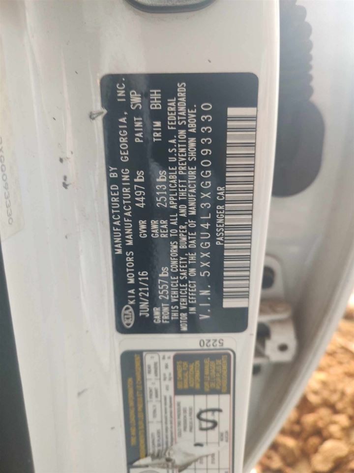 OPTIMAKIA 2016 Fuse Box Cabin 6866