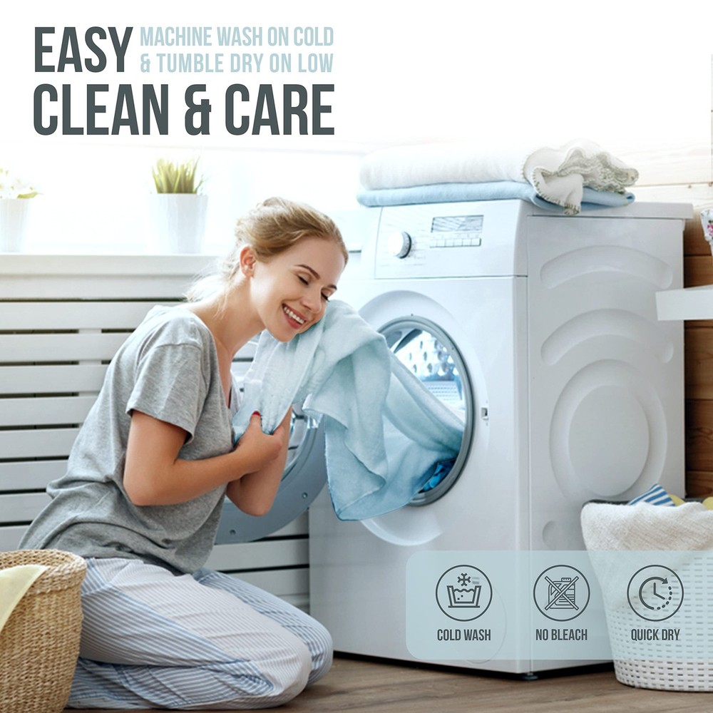 Luxury Cooling Full Size Bed Sheet Set - Soft Microfiber, Light Blue