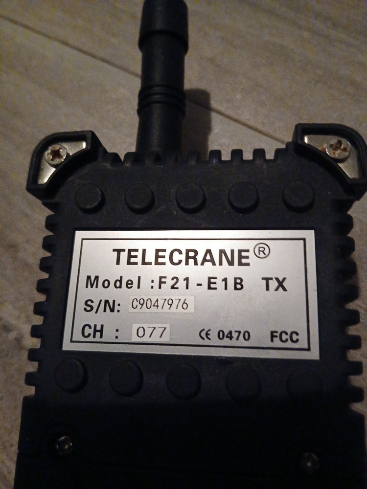 F21-E1B Replacement Wireless Remote Control for Hoist Crane TELECRANE