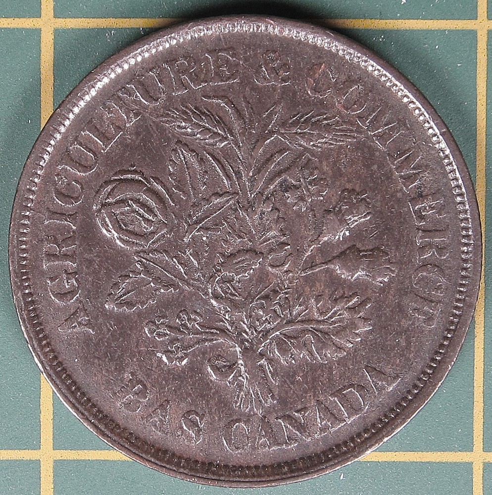 c.1838 Lower Canada Un Sou Token LC-5A5