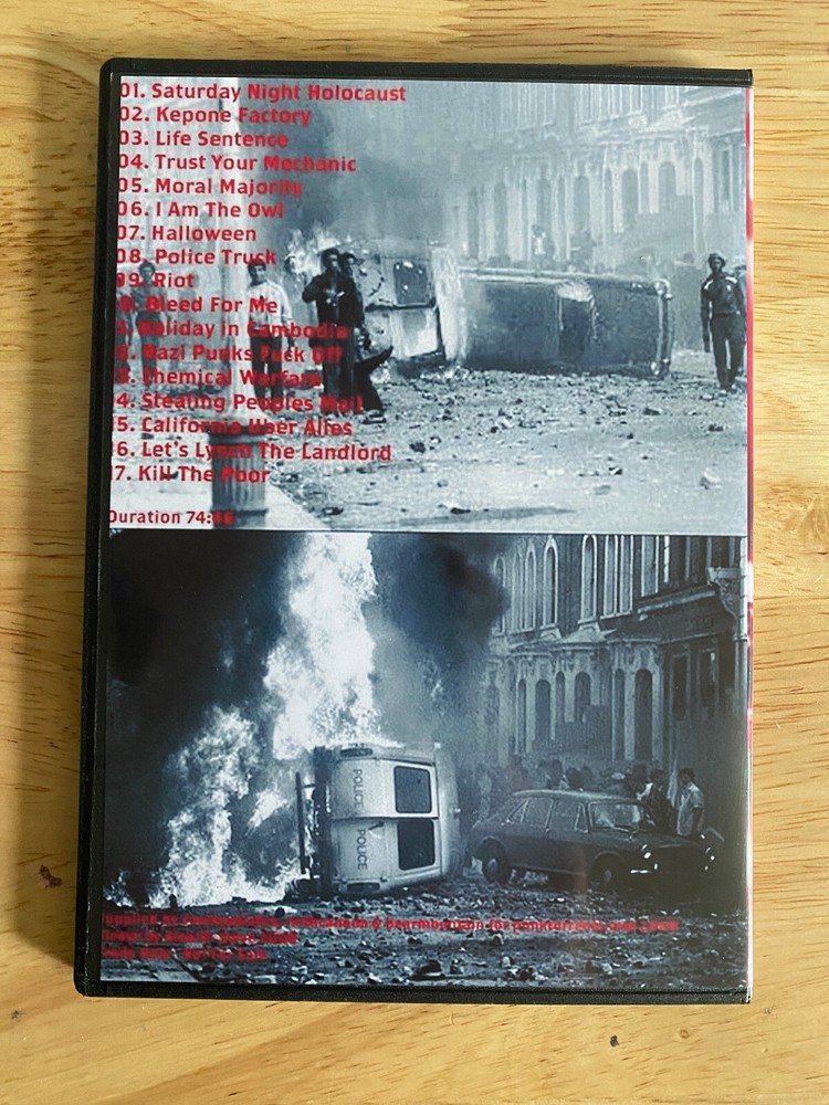 Dead Kennedys - Knock at Your Front Door Live DVD Bulk Item LOT Jello Biafra