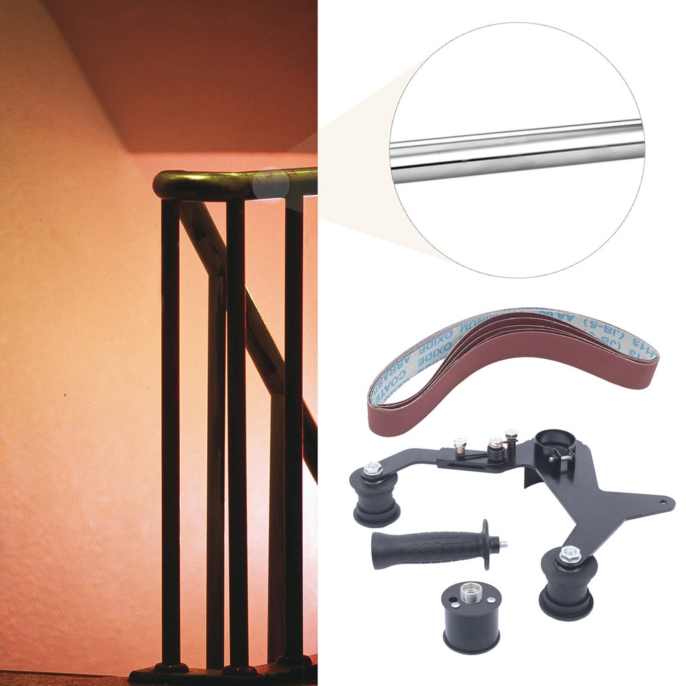 Belt Sander Attachment Bracket Angle Grinder Pipe Tube Support 5/8-11 Thread Kit