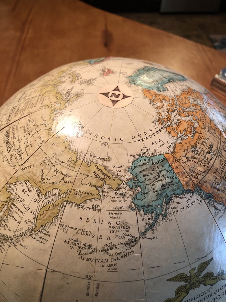 Replogle Globe 12” World Classic Series Raised Relief -no Base